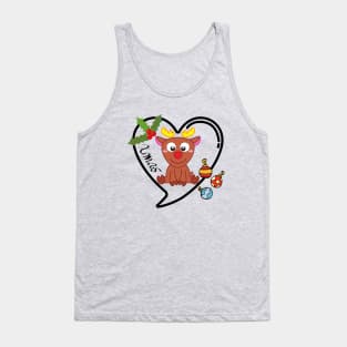 CUTE XMAS DEER Tank Top